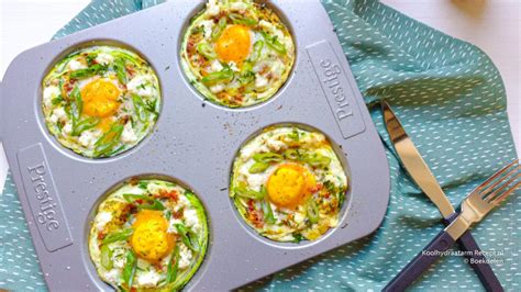 courgette met ei uit de oven